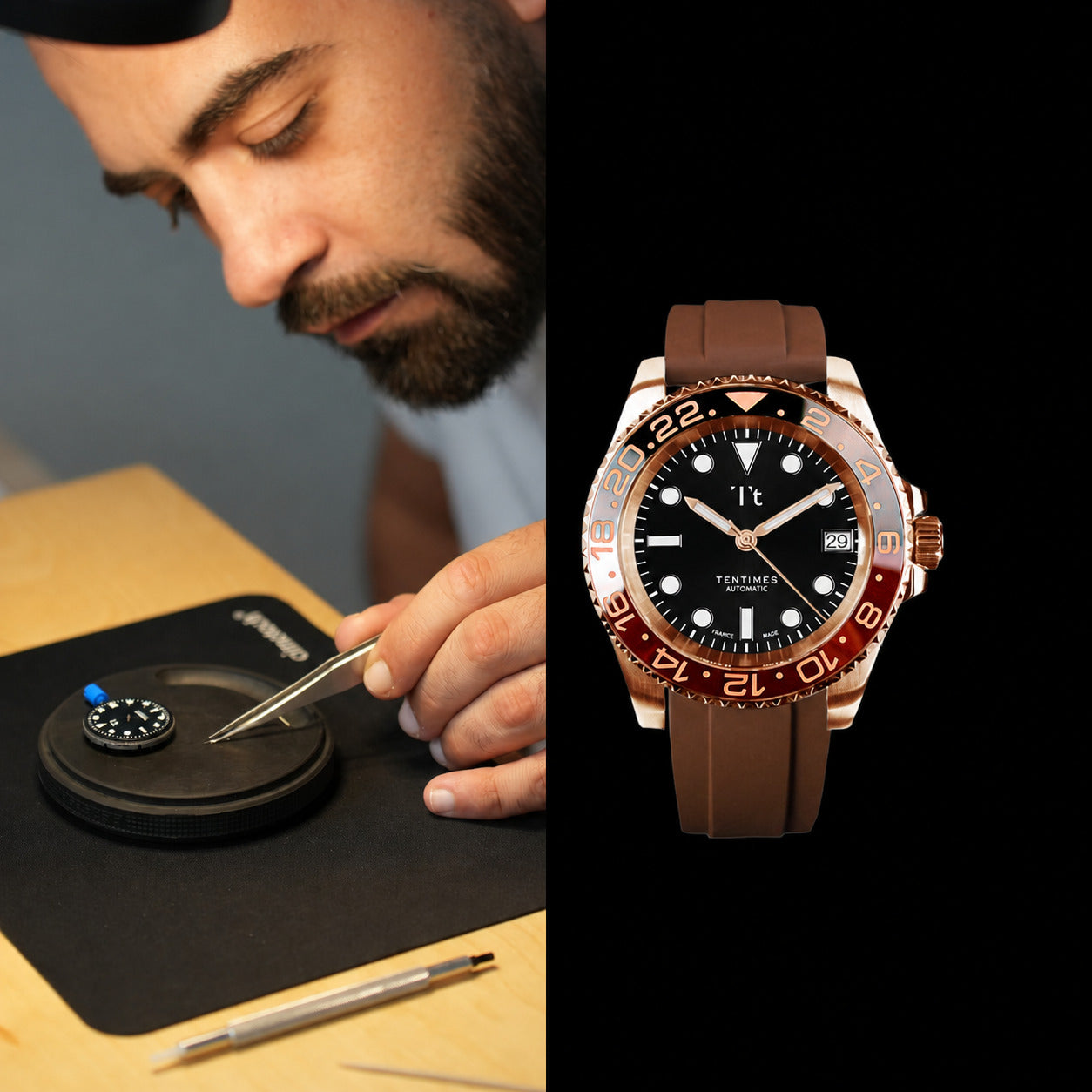 apprendre à assemble une montre de luxe