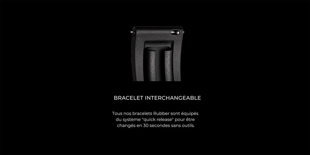 Bracelet interchangeable quick release pompe  flash Tentimes