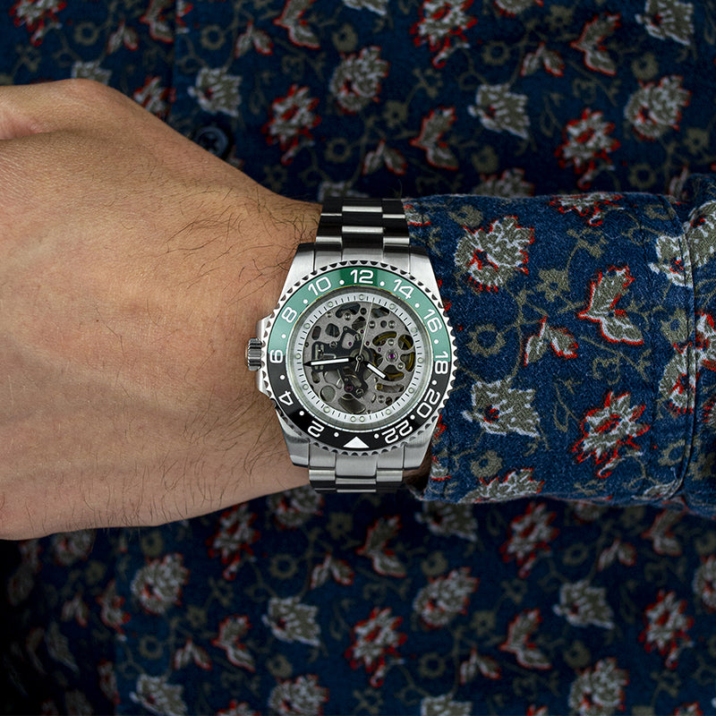 Skeleton Seiko Seikomod NH70 Tentimes