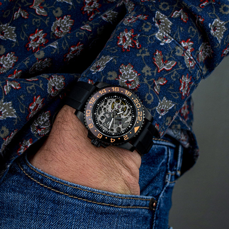 Skeleton Seiko Seikomod NH70 Tentimes