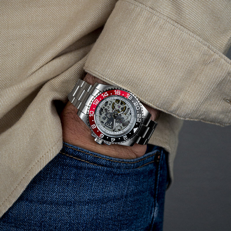 Skeleton Seiko Seikomod NH70 Tentimes