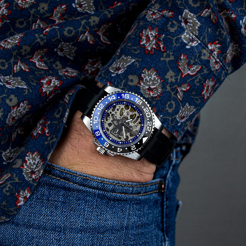 Skeleton Seiko Seikomod NH70 Tentimes